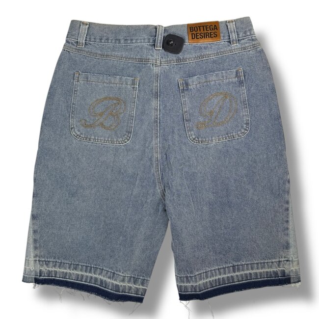 Bottega Desires Bottega Desires Blue Denim Shorts