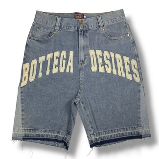 Bottega Desires Bottega Desires Blue Denim Shorts