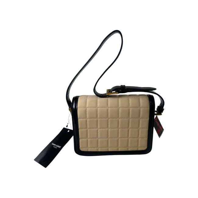 Yves Saint Laurent Saint Laurent Solferino Small Satchel In Quilted Suede