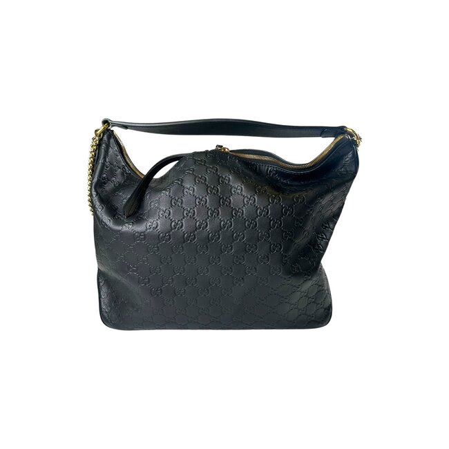 Gucci Gucci Guccissima Signature Large Hobo