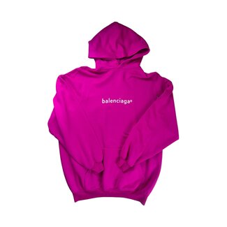 Balenciaga Balenciaga Logo Fuchsia Hooide