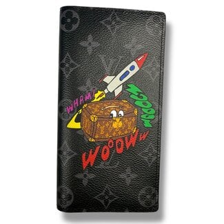 Louis Vuitton Louis Vuitton Virgil Monogram Eclipse Space Age Brazza Wallet