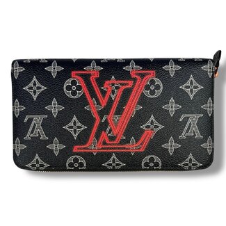 Louis Vuitton LV Kim Jones Zippy Organizer Monogram Upside Down Ink Navy