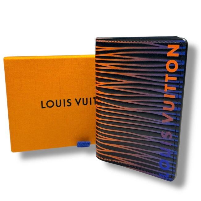 Louis Vuitton LV Epi XL Pocket Organizer Card Case Wallet Gradient Electric Sun