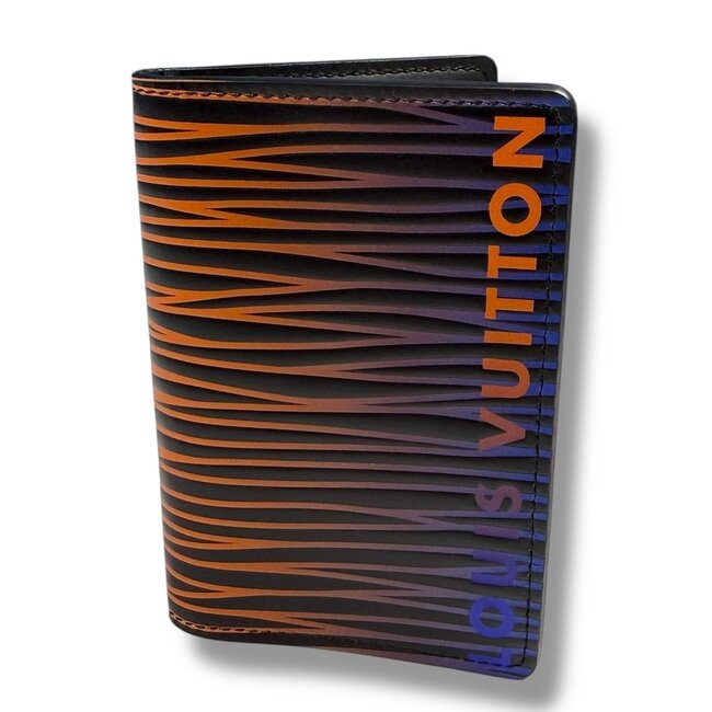 Louis Vuitton LV Epi XL Pocket Organizer Card Case Wallet Gradient Electric Sun