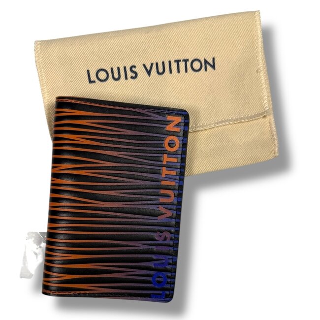 Louis Vuitton LV Epi XL Pocket Organizer Card Case Wallet Gradient Electric Sun