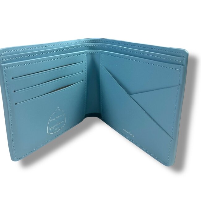 Louis Vuitton Louis Vuitton Yayoi Kusama My Eternal Soul Wallet Light Blue