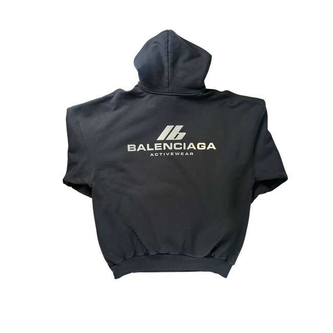 Balenciaga Balcenciaga Activewear Hoodie Oversized in Blac