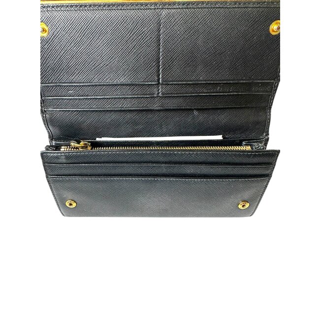 Prada Prada Long Wallet Black