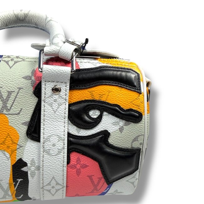 Louis Vuitton 2023 LV Kidsuper Keepall Bandouliere 25 Multicolor