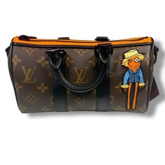 Louis Vuitton LV Keepall Bandouliere Bag Monogram Canvas With LV Friend Patch XS