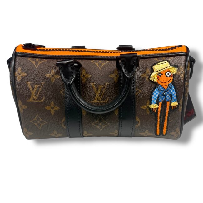 Louis Vuitton LV Keepall Bandouliere Bag Monogram Canvas With LV Friend Patch XS
