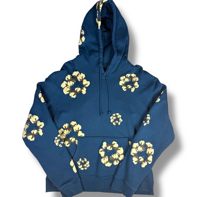 Denim Tears Denim Tears x CPFM Navy Wreath Hoodie Size XXL