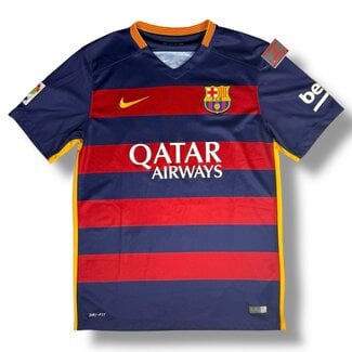 Nike 2015/16 FC Barcelona Nike Home Jersey #10 Messi Size Medium