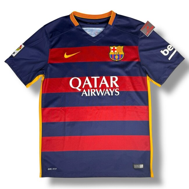 Nike 2015/16 FC Barcelona Nike Home Jersey #10 Messi Size Medium