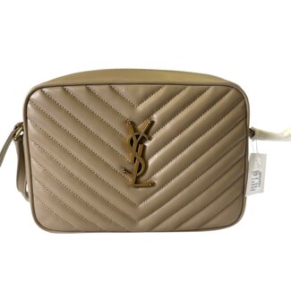 Yves Saint Laurent YSL Lou Medium Camera Crossbody Bag in Quilted Leather