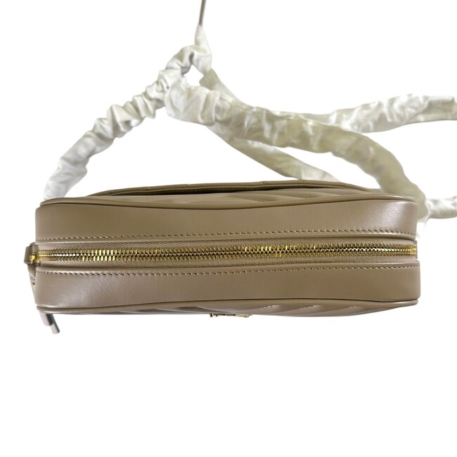 Yves Saint Laurent YSL Lou Medium Camera Crossbody Bag in Quilted Leather