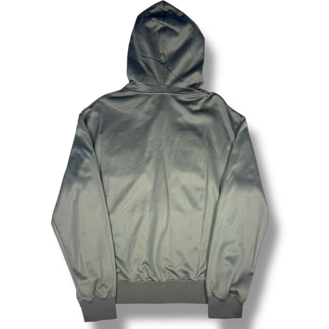 Off-White Off-White Grey/Orange Patch Hoodie Size Large