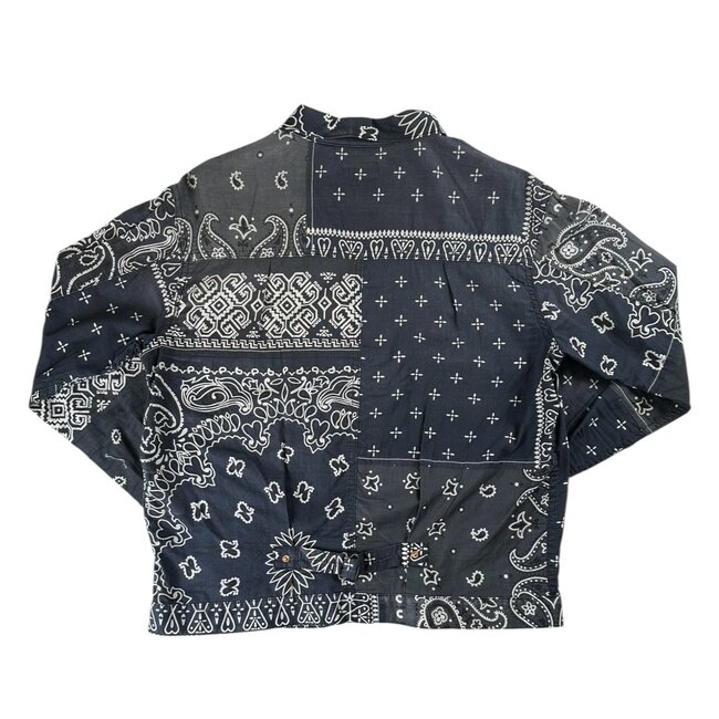 Kapital Kapital Bandana Patchwork Shirt Navy