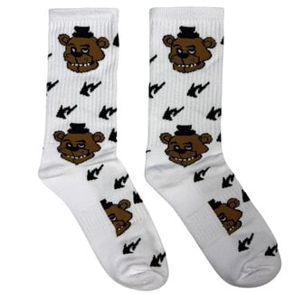 Bring It Back Las Vegas Halloween Freddy Fazbear Socks White