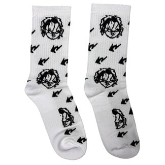 Bring It Back Las Vegas Halloween Chuckie Socks White