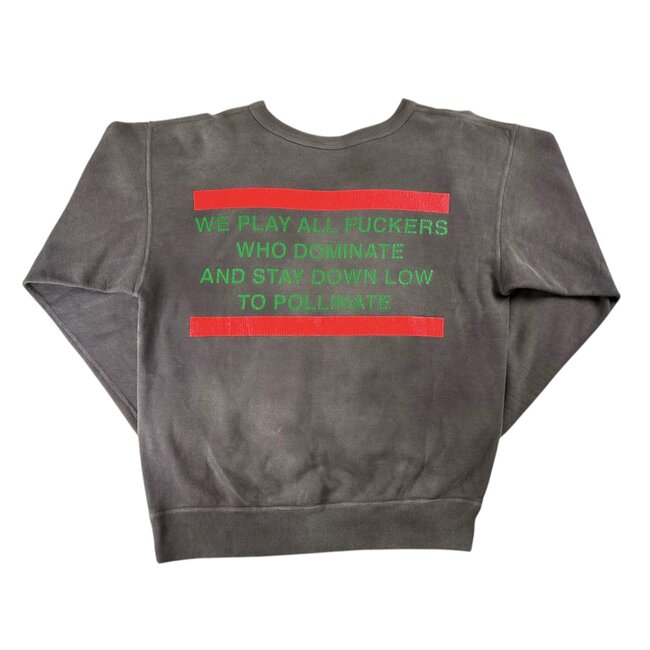 Saint Michael Saint Michael x Denim Tears Heaven & Hell Black Crewneck