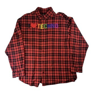 Balenciaga Balenciaga I Love Techno Plaid Shirt