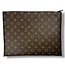 Louis Vuitton Brand New Louis Vuitton Virgil Abloh A4 Pouch Monogram Brown