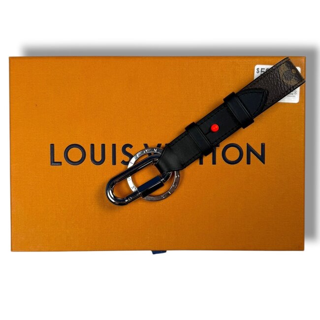 Louis Vuitton S/S 19 LV Virgil Abloh Monogram Dragonne Bag Charm Key Holder