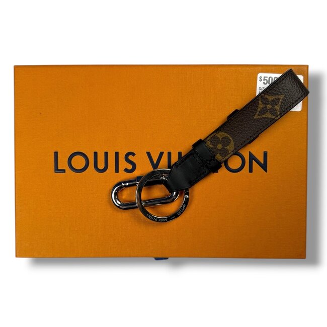 Louis Vuitton S/S 19 LV Virgil Abloh Monogram Dragonne Bag Charm Key Holder