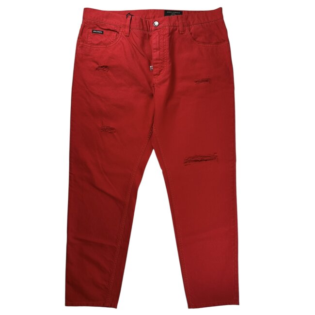 Dolce and Gabanna Dolce & Gabbana Red Jeans