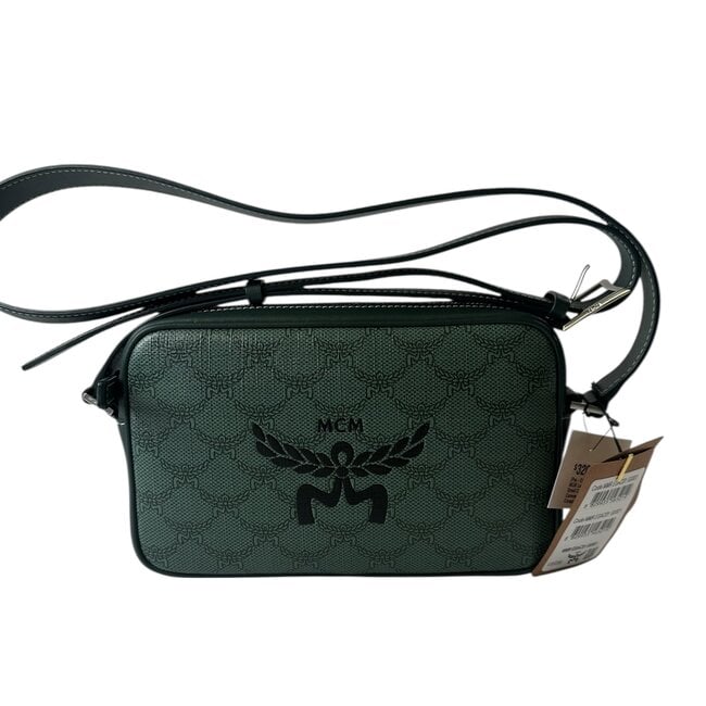 MCM MCM Lauretos Small Coated Canvas Crossbody