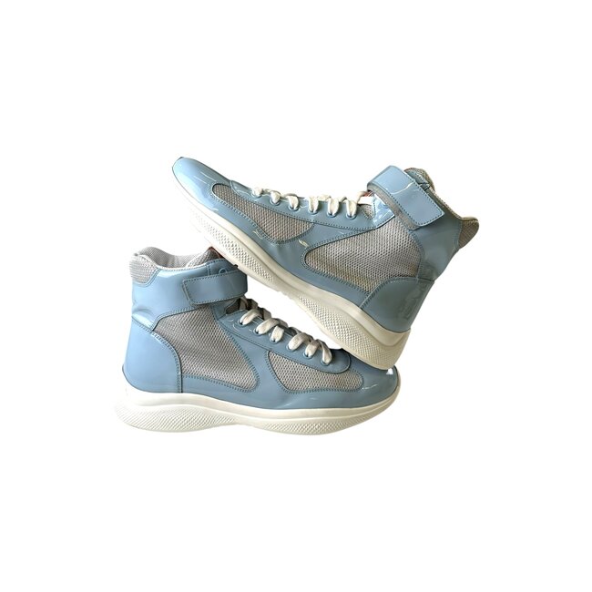 Prada Prada America Cup High-Top Blue