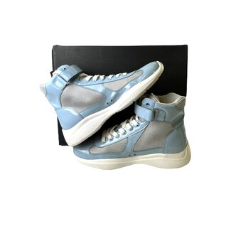 Prada Prada America Cup High-Top Blue