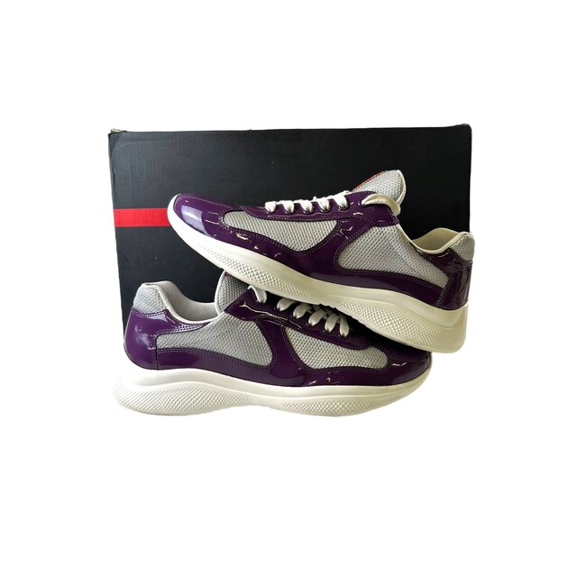 Prada Prada America Cup Low Top Purple