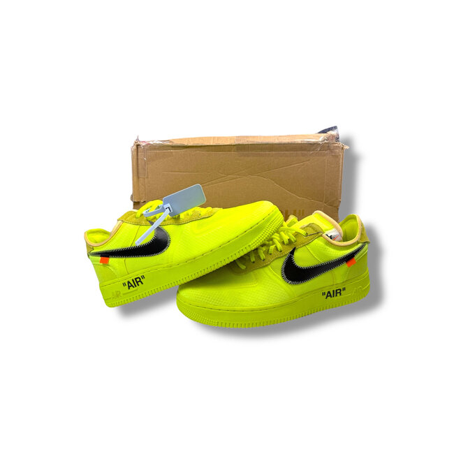 Off-White 2018 Off-White Nike Air Force 1 Volt Size 11.5