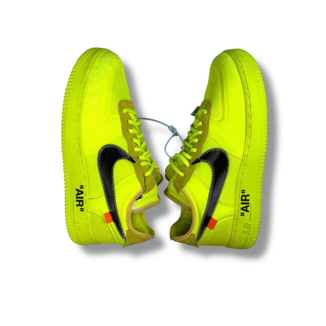 Off-White 2018 Off-White Nike Air Force 1 Volt Size 11.5