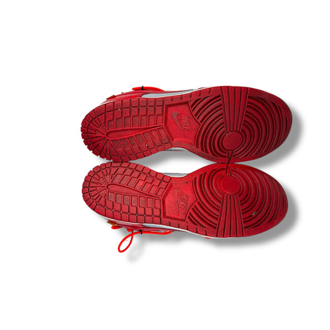 Off-White 2019 Off-White University Red Dunk Low Size 8.5