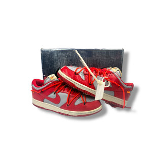 Off-White 2019 Off-White University Red Dunk Low Size 8.5