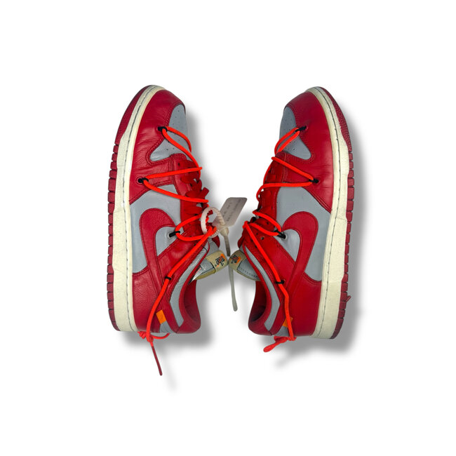 Off-White 2019 Off-White University Red Dunk Low Size 8.5