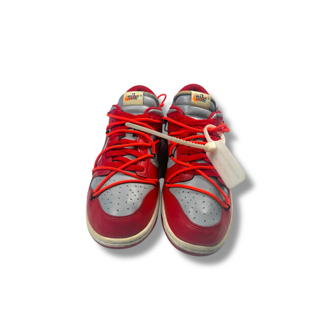Off-White 2019 Off-White University Red Dunk Low Size 8.5