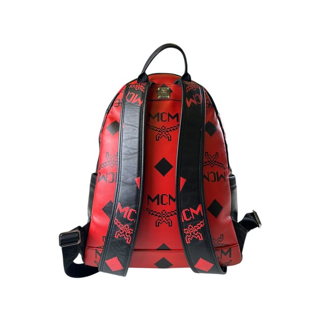 MCM MCM Medium Red/Black Backpack