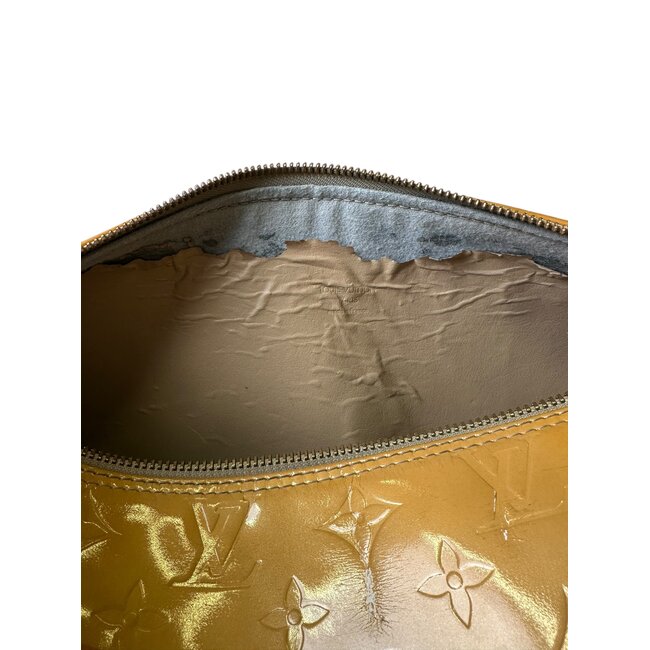 Louis Vuitton Louis Vuitton Vintage Papillon Patent Leather Yellow