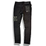 RTA Chenille Patch Bryant Black Skinny Jeans