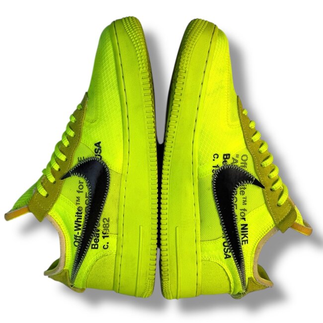 Off-White Nike Air Force 1 Off-White Volt Size 9.5