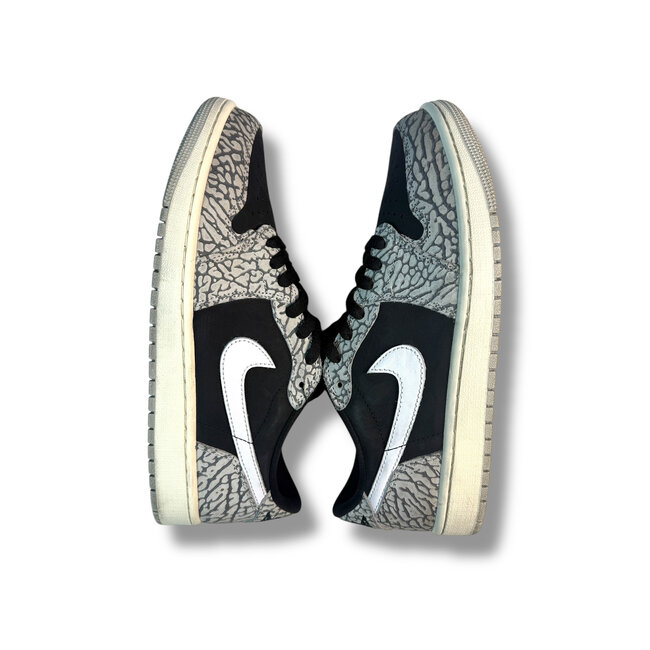 Nike Jordan 1 Low Black Cement Size 9.5