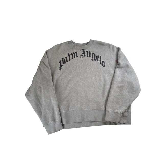 Palm Angels Curved Logo Sweater  Large G/M