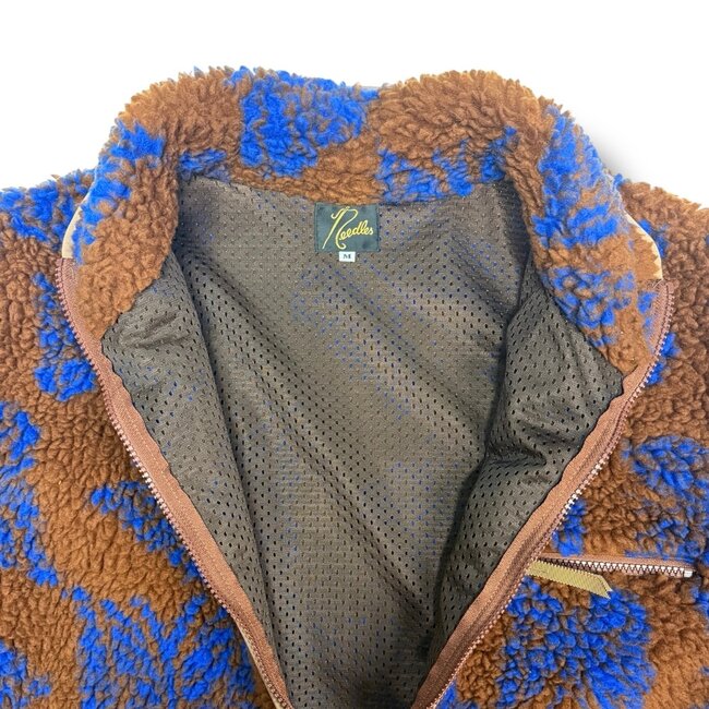 Needles Needles Brown Butterfly Fleece Size Medium