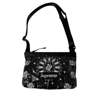 Supreme Supreme Bandana Tarp Black Sidebag G/M