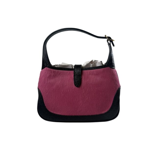 Gucci Gucci Pink Calf Hair Textured Mini 1961 Jackie